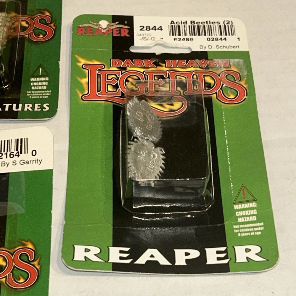 Dark Heaven Legends Metal Miniature Figures Reaper Lot Dantrag‎ & Marda